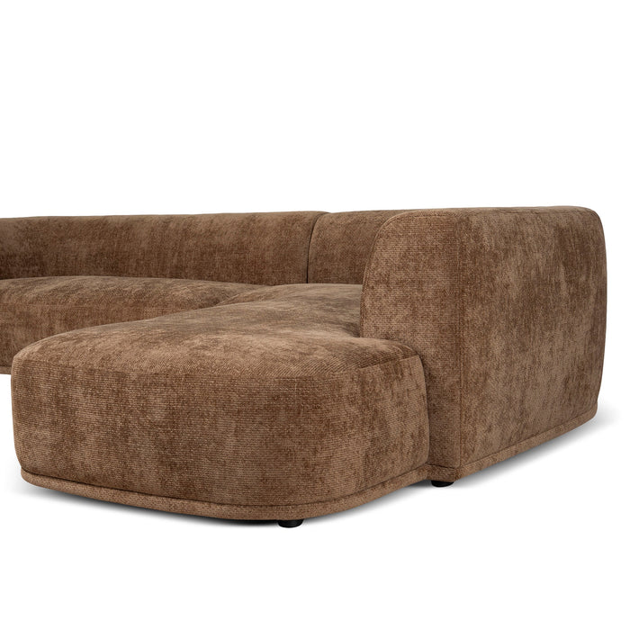 Cavallo 4 Seater Right Chaise Sofa - Lila Nutmeg