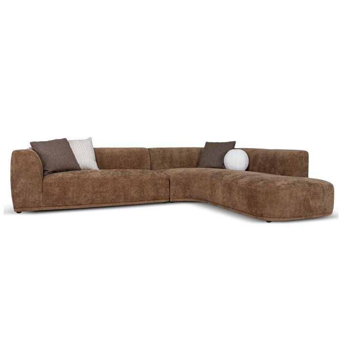 Cavallo 4 Seater Right Chaise Sofa - Lila Nutmeg