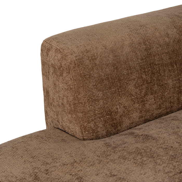 Cavallo 4 Seater Left Chaise Sofa - Lila Nutmeg