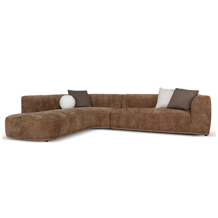 Cavallo 4 Seater Left Chaise Sofa - Lila Nutmeg