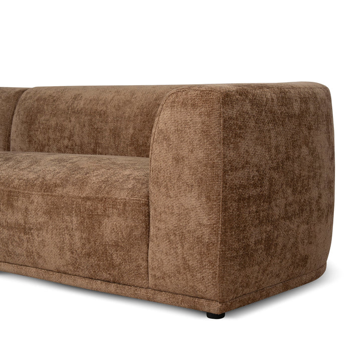 Cavallo 4 Seater Left Chaise Sofa - Lila Nutmeg