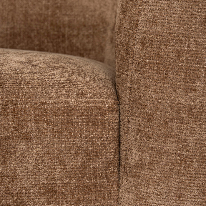 Cavallo 4 Seater Left Chaise Sofa - Lila Nutmeg