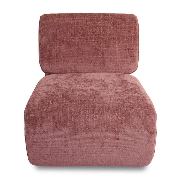 Calista Lounge Chair - Lila Burgundy