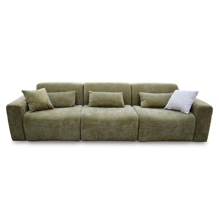 Thaleon 3 Seater Sofa - Lila Olive