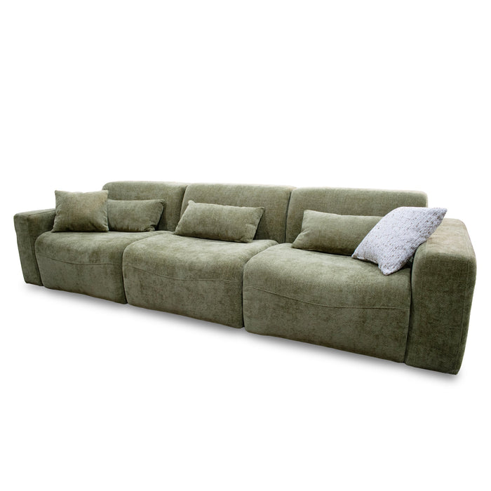 Thaleon 3 Seater Sofa - Lila Olive
