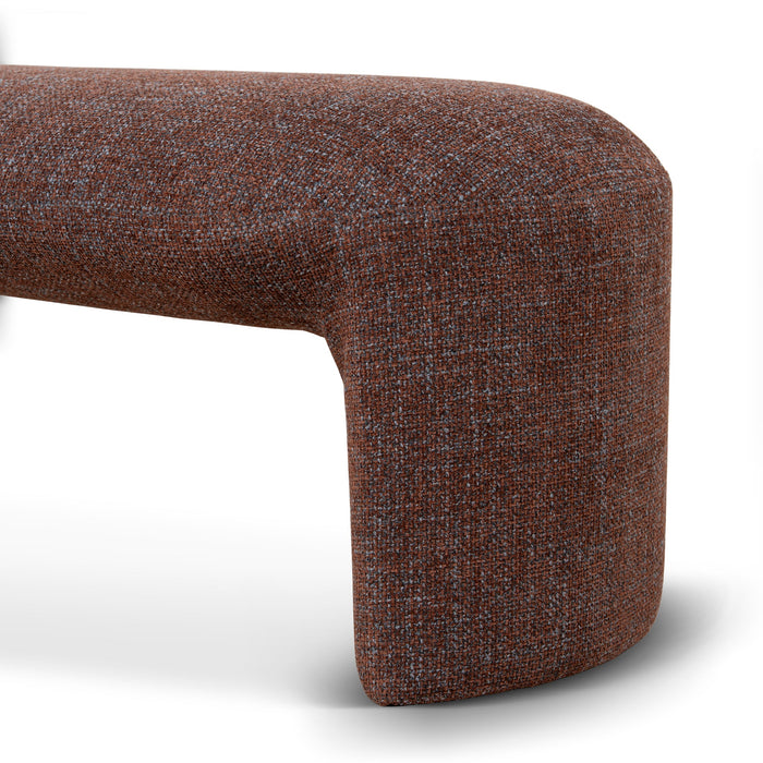 Everet 1.5m Long Ottoman Bench - Moss Brown