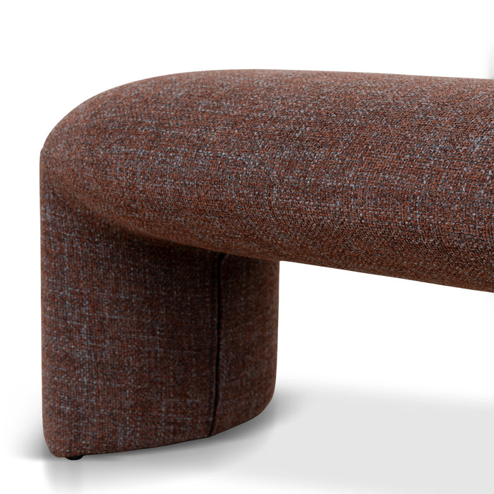Everet 1.5m Long Ottoman Bench - Moss Brown