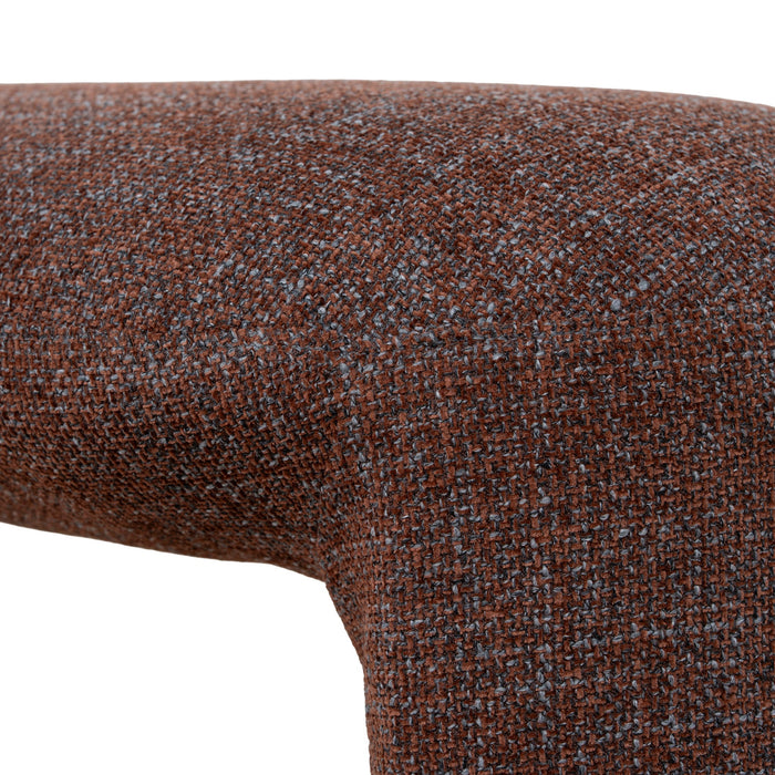 Everet 1.5m Long Ottoman Bench - Moss Brown