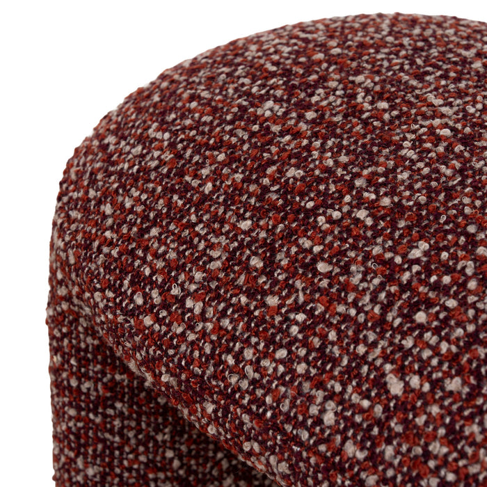 Everet 1.5m Long Ottoman Bench - Autumn Red