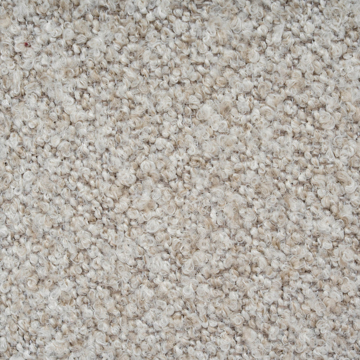 Everet Round Ottoman - Oatmeal Beige