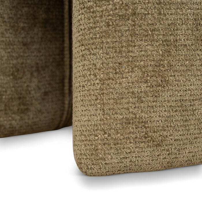 Everet Round Ottoman - Lila Olive