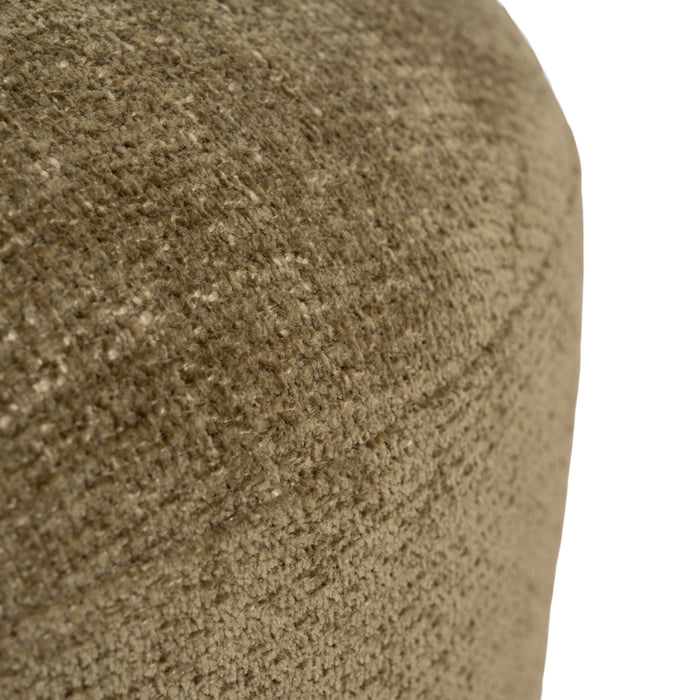 Everet Round Ottoman - Lila Olive