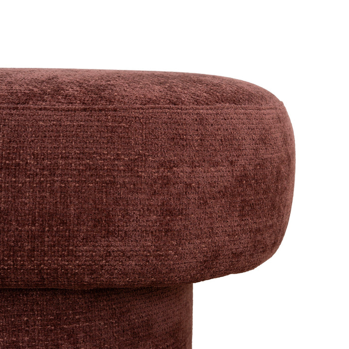 Kopitar 1.5m Long Ottoman Bench - Lila Burgundy