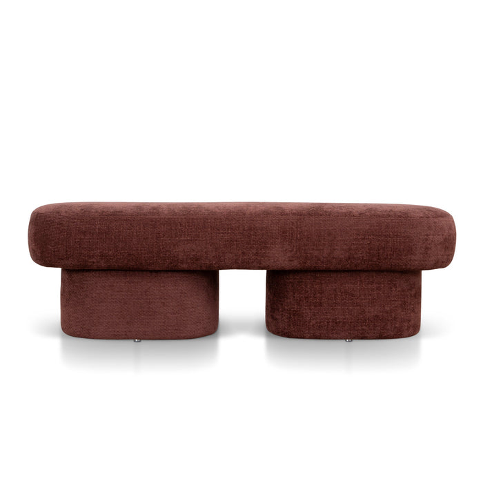 Kopitar 1.5m Long Ottoman Bench - Lila Burgundy
