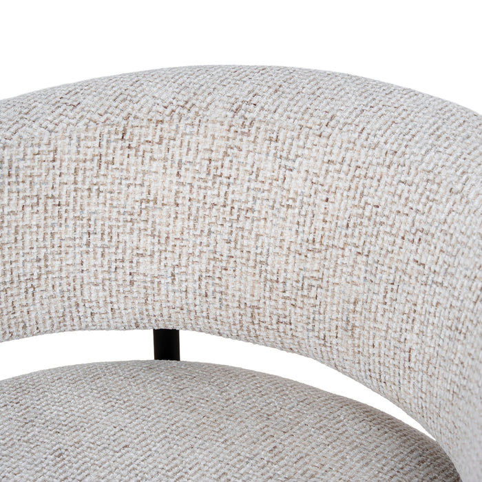 Niva Armchair - Honeycomb White