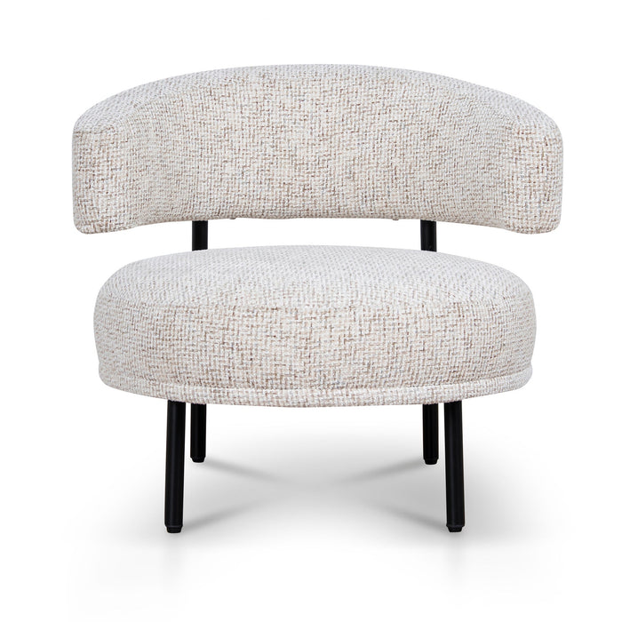 Niva Armchair - Honeycomb White