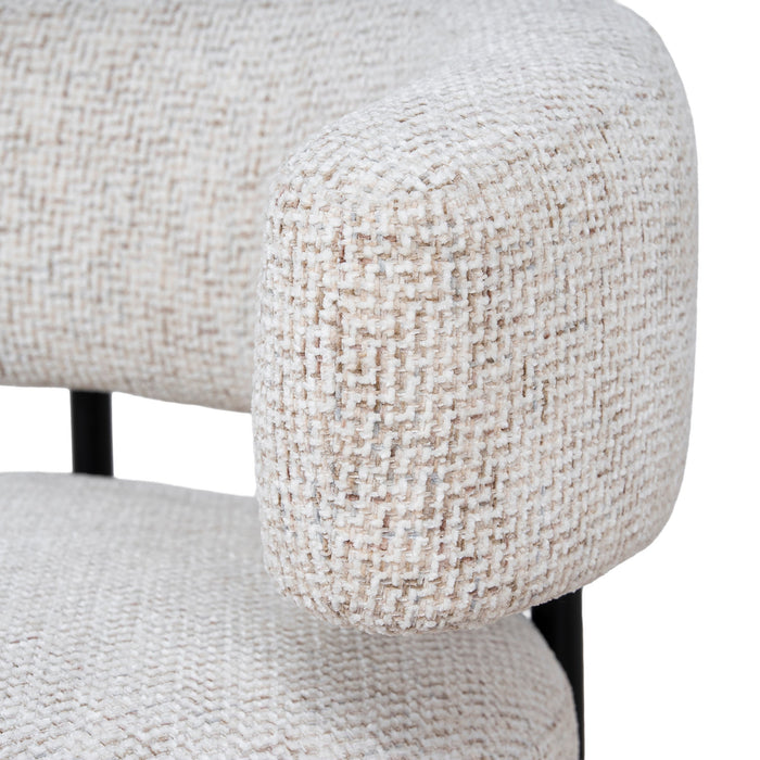 Niva Armchair - Honeycomb White