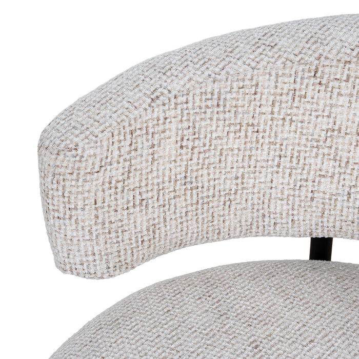 Niva Armchair - Honeycomb White