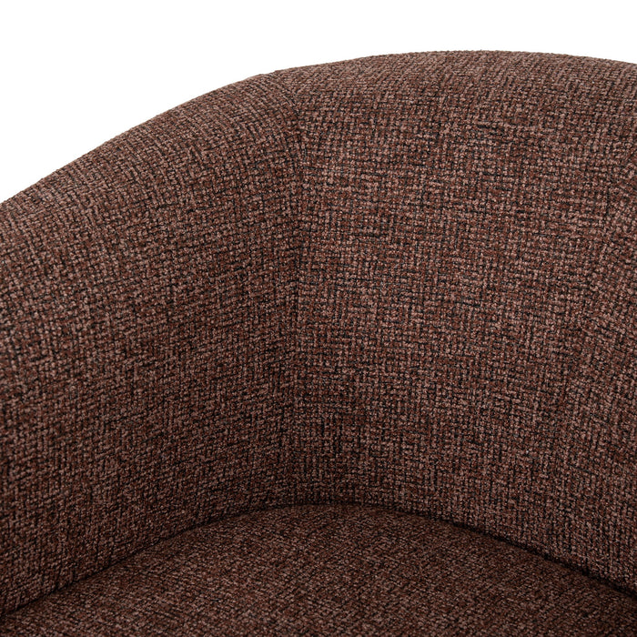 Lunaro Dark Red Armchair - Verona Tawn