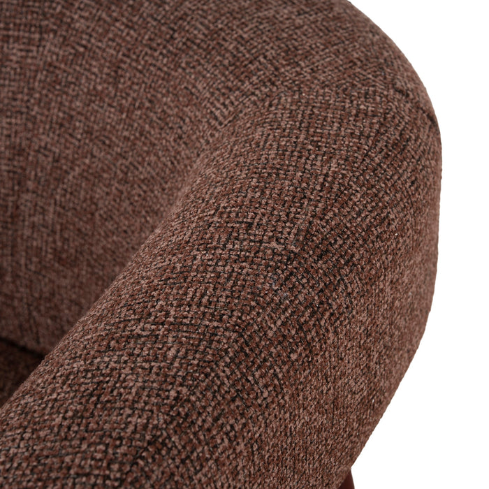 Lunaro Dark Red Armchair - Verona Tawn