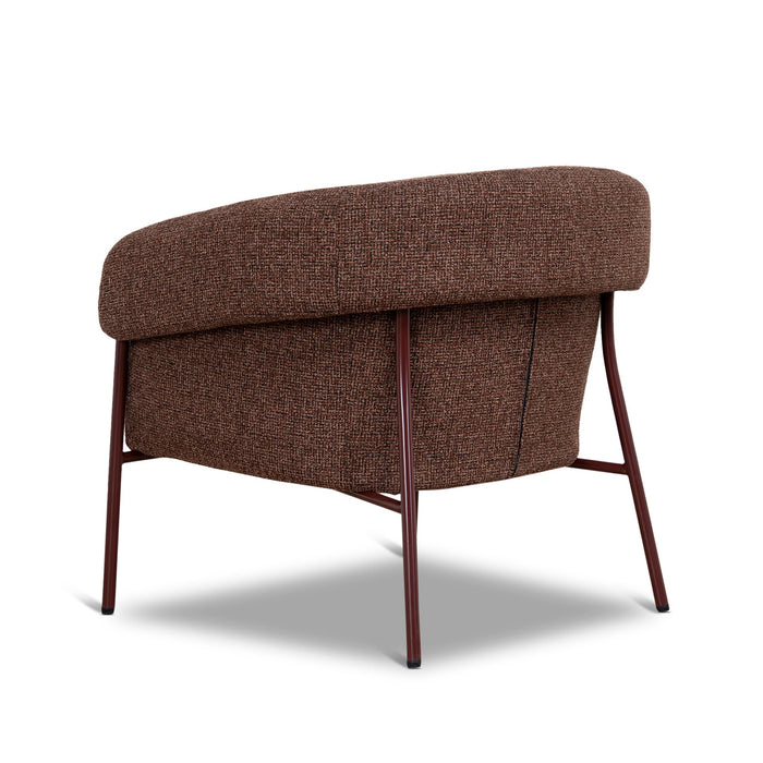 Lunaro Dark Red Armchair - Verona Tawn