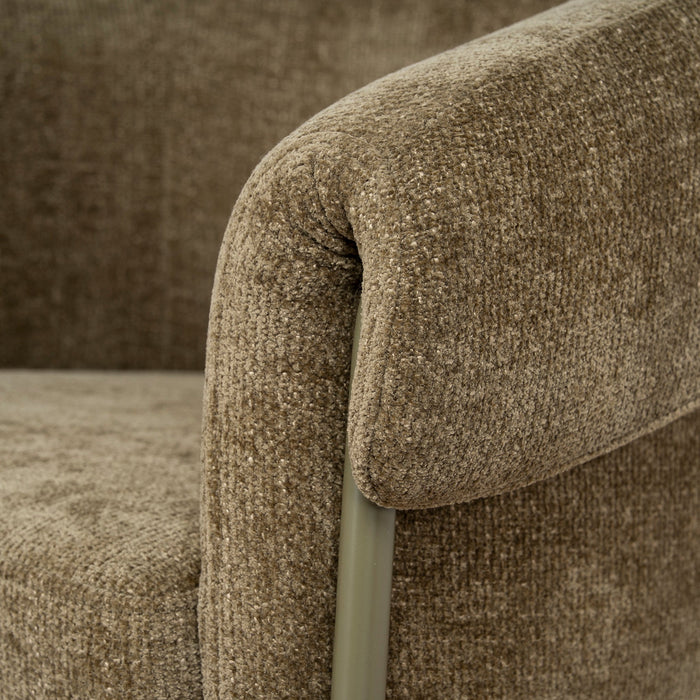 Lunaro Green Armchair - Lila Olive