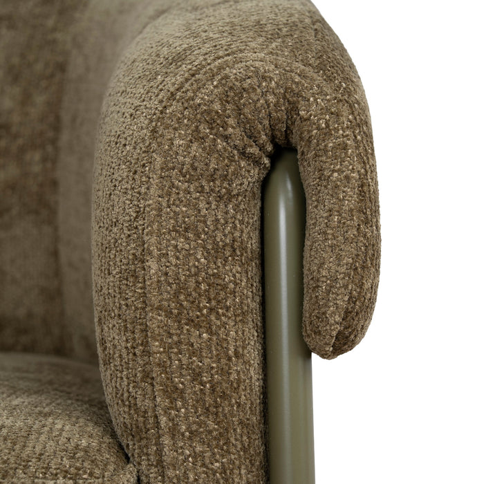 Lunaro Green Armchair - Lila Olive