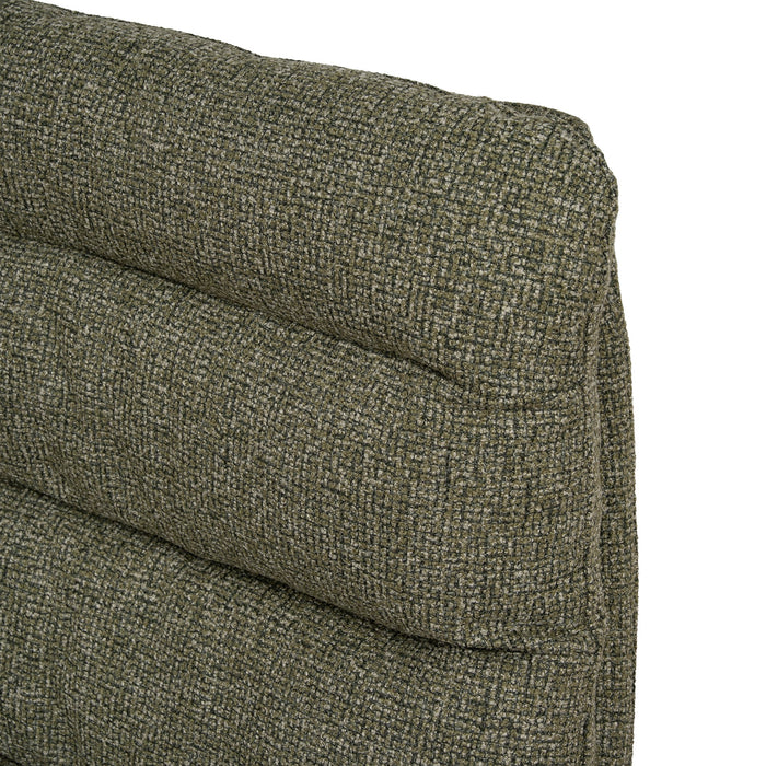 Marenzo Black Lounge Chair - Verona Olive