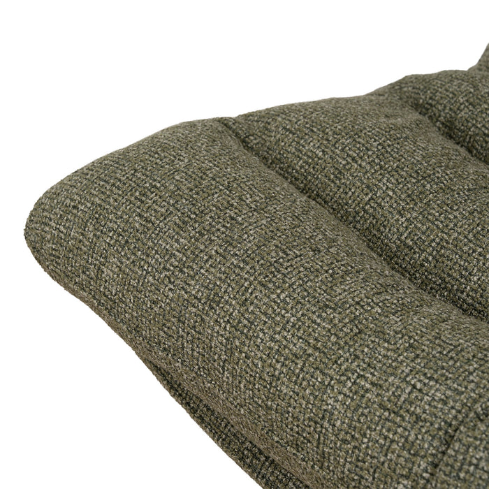 Marenzo Black Lounge Chair - Verona Olive