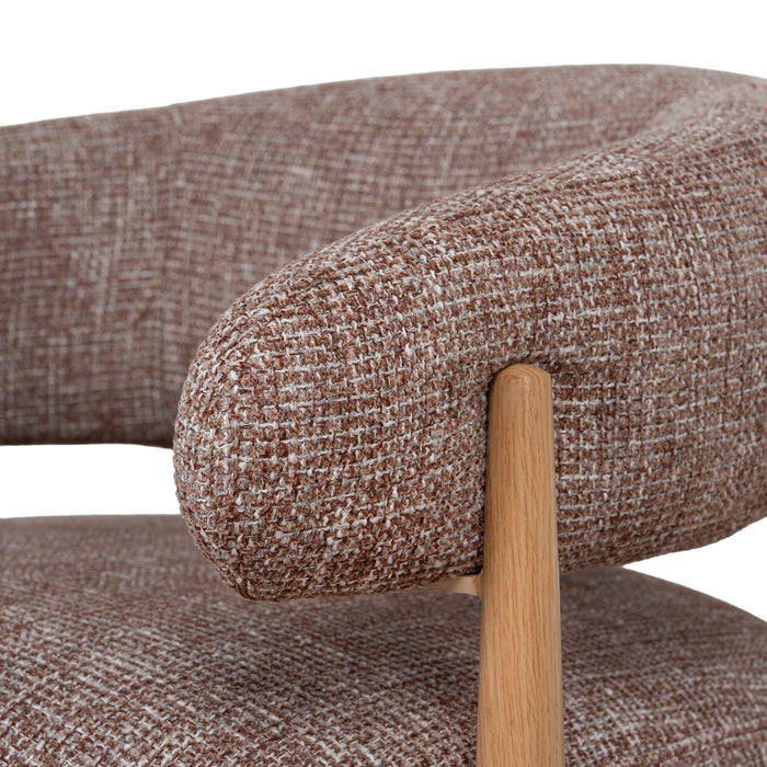 Navarro Natural Armchair - Santiago Copper