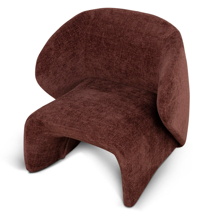 Sonora Armchair - Lila Burgundy