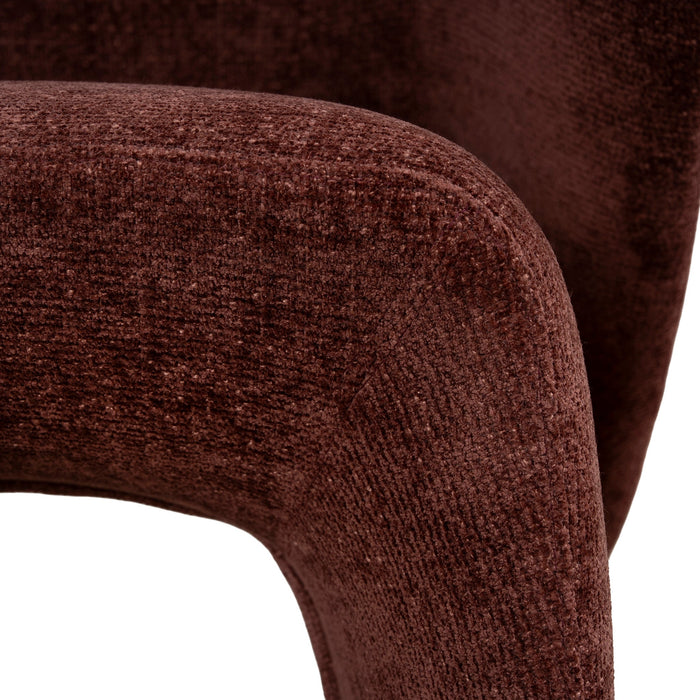 Sonora Armchair - Lila Burgundy