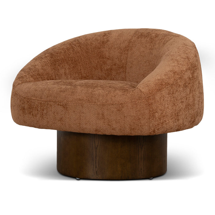 Tessaro Walnut Armchair - Lila Copper