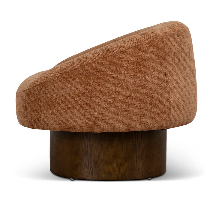 Tessaro Walnut Armchair - Lila Copper