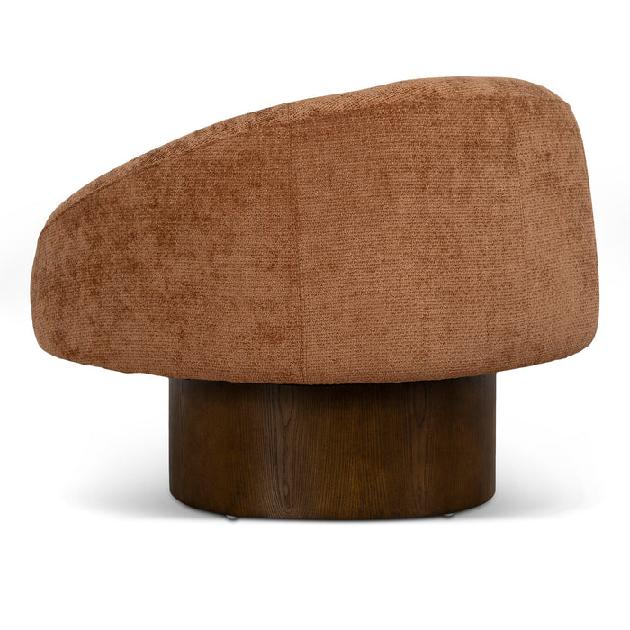Tessaro Walnut Armchair - Lila Copper