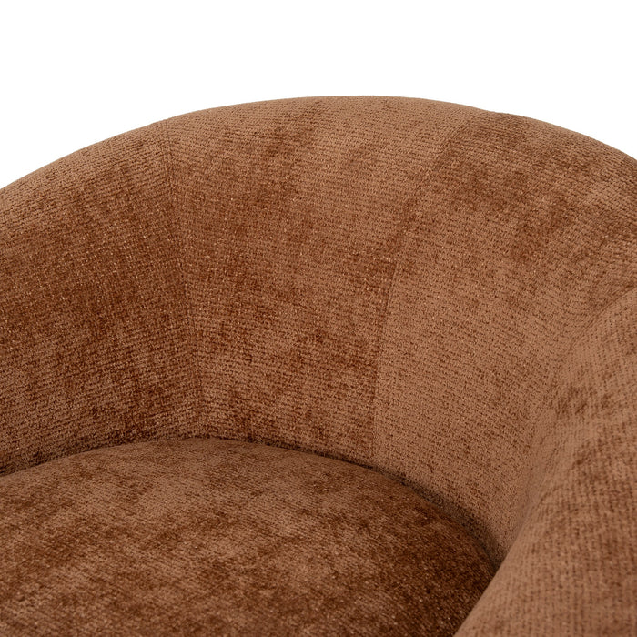 Tessaro Walnut Armchair - Lila Copper
