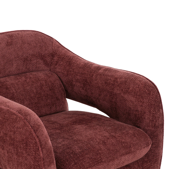 Solstice Armchair - Lila Burgundy
