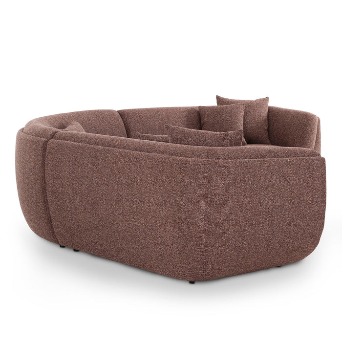 Sovariel Corner Sofa - Verona Cinnamon Weave