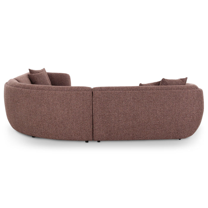 Sovariel Corner Sofa - Verona Cinnamon Weave