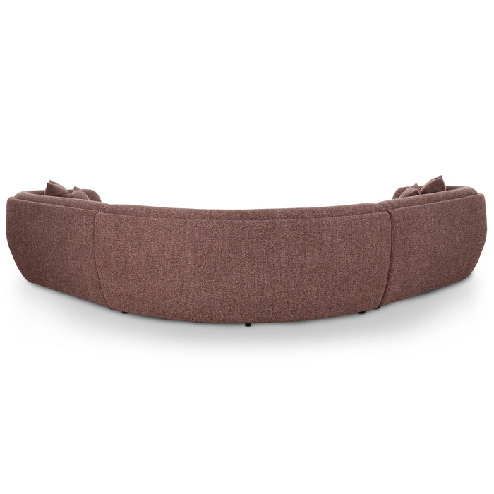 Sovariel Corner Sofa - Verona Cinnamon Weave
