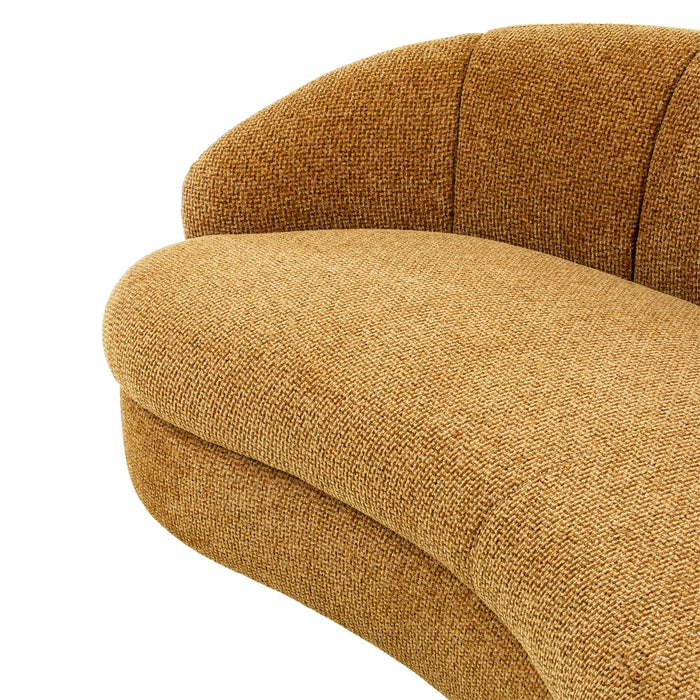 Aviera 3 Seater Sofa - Honeycomb Ochre