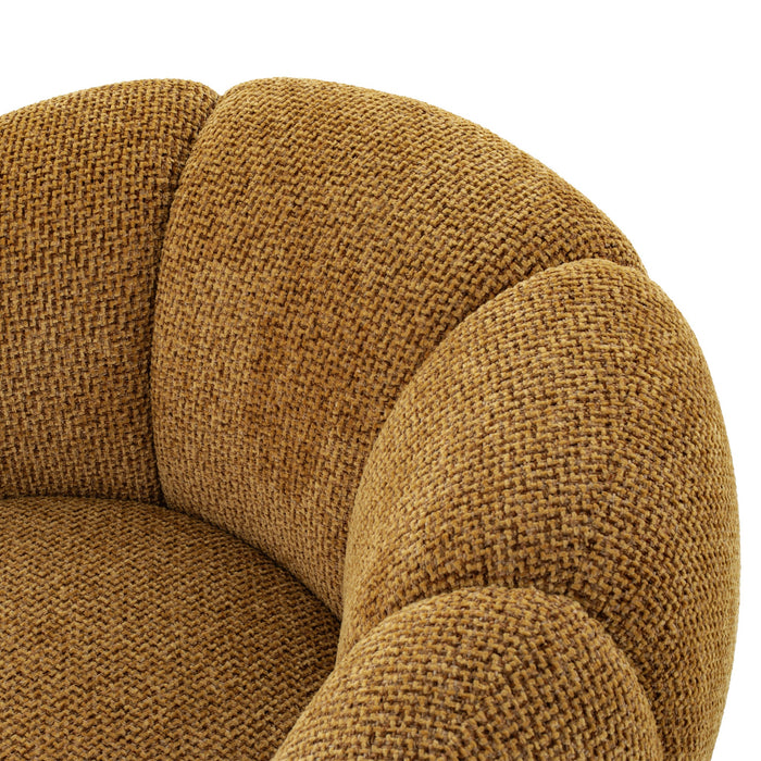 Aviera Armchair - Honeycomb Ochre