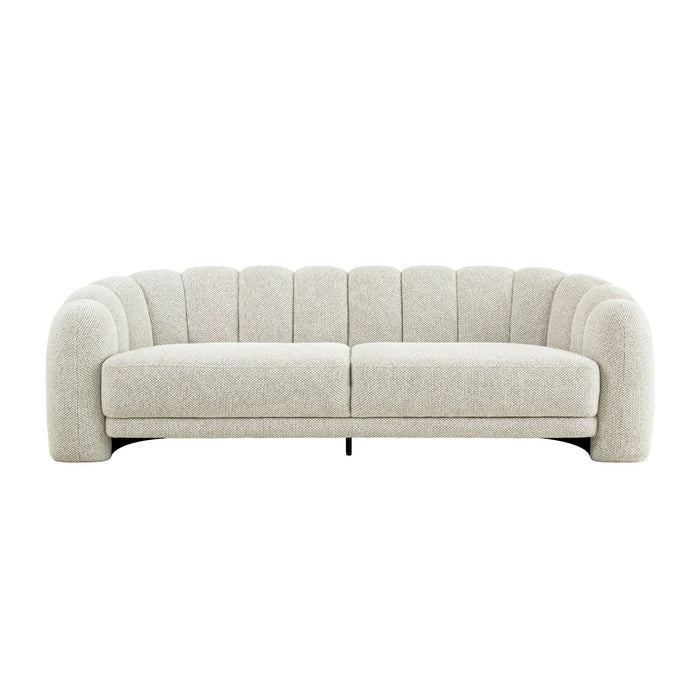 Alvyn 3 Seater Sofa - Woven Ivory