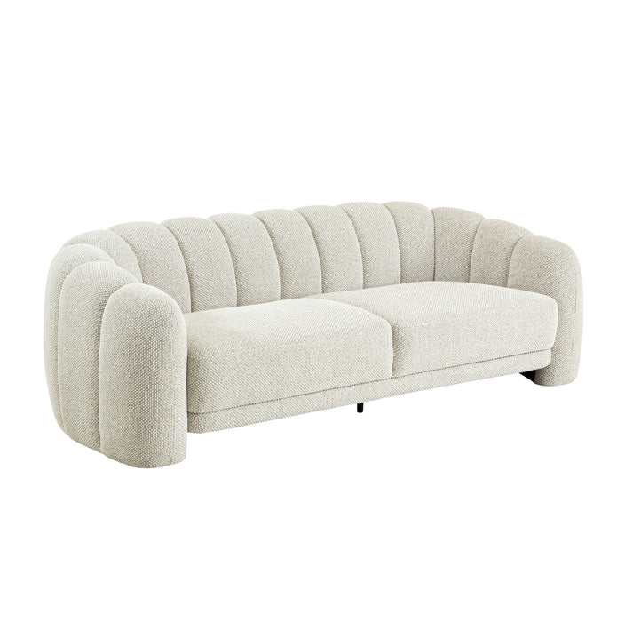 Alvyn 3 Seater Sofa - Woven Ivory