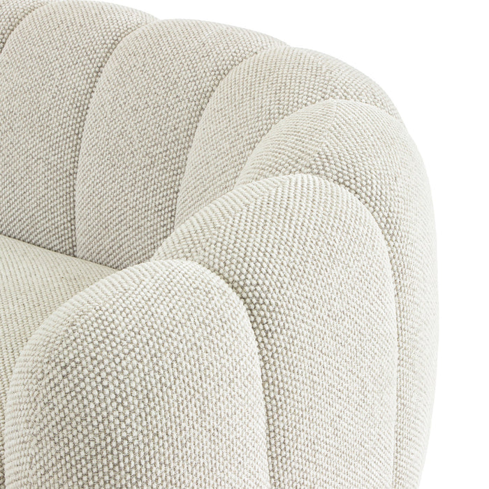 Alvyn 3 Seater Sofa - Woven Ivory