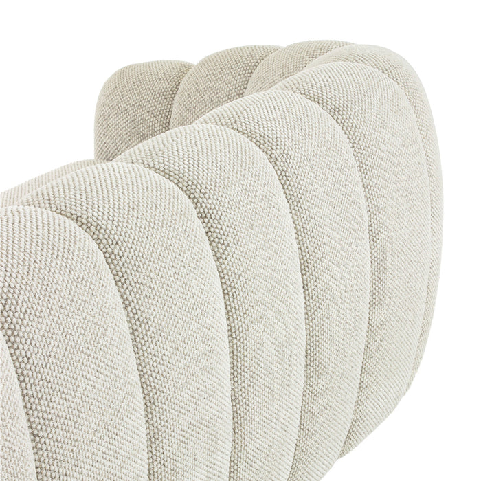 Alvyn 3 Seater Sofa - Woven Ivory