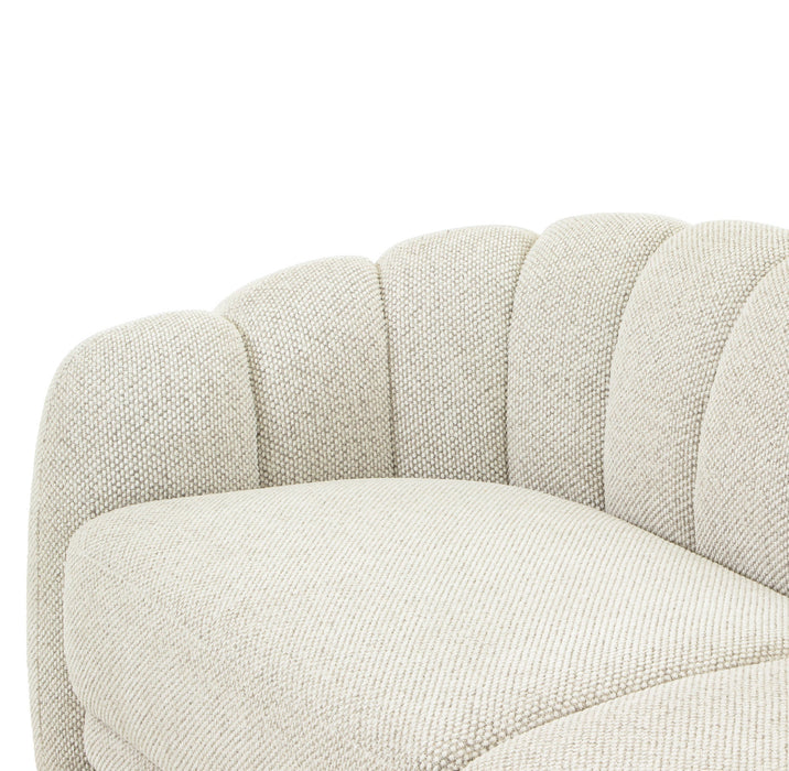 Alvyn 3 Seater Sofa - Woven Ivory