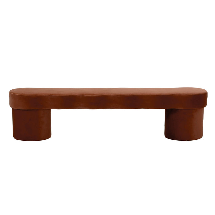 Avalin 6m Ottoman Bench - Burnt Brown