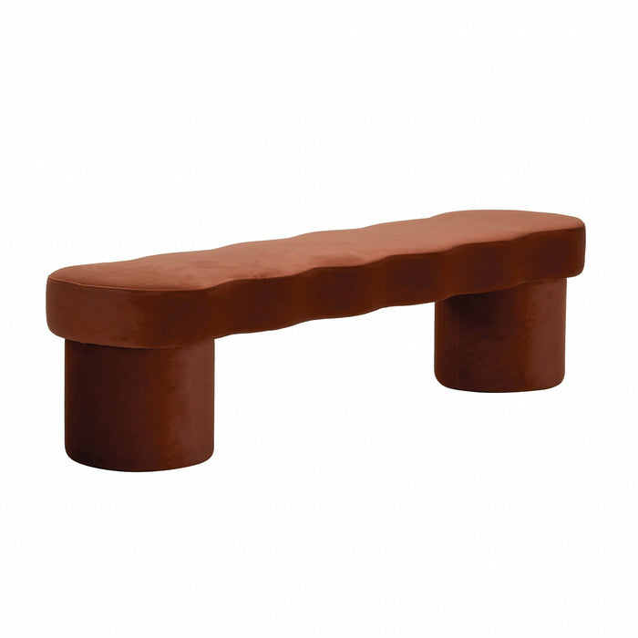 Avalin 6m Ottoman Bench - Burnt Brown