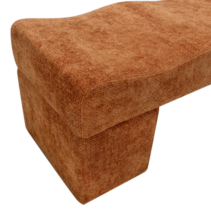 Rivaro 1.8m Ottoman Bench - Lila Copper